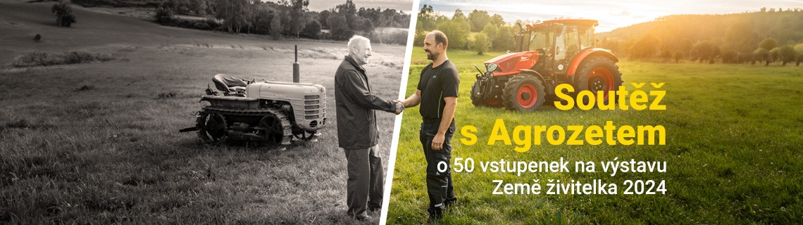 SOUTĚŽ: Na výstavu Země živitelka 2024 s Agrozetem