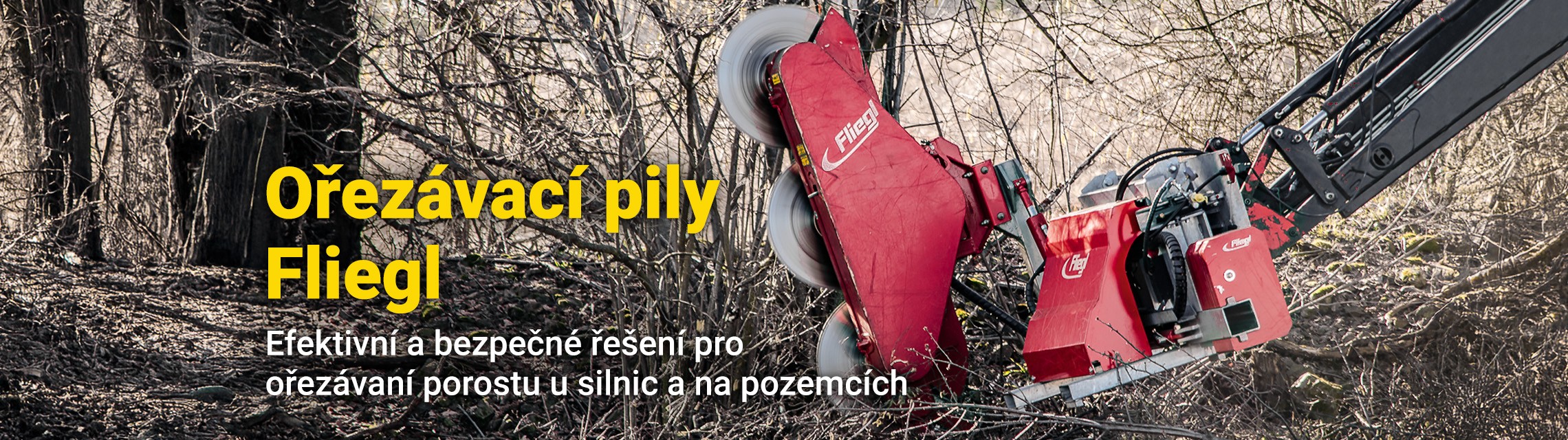 Ořezávací pily Fliegl: Efektivní a bezpečné řešení pro ořezávaní porostu u silnic a na pozemcích