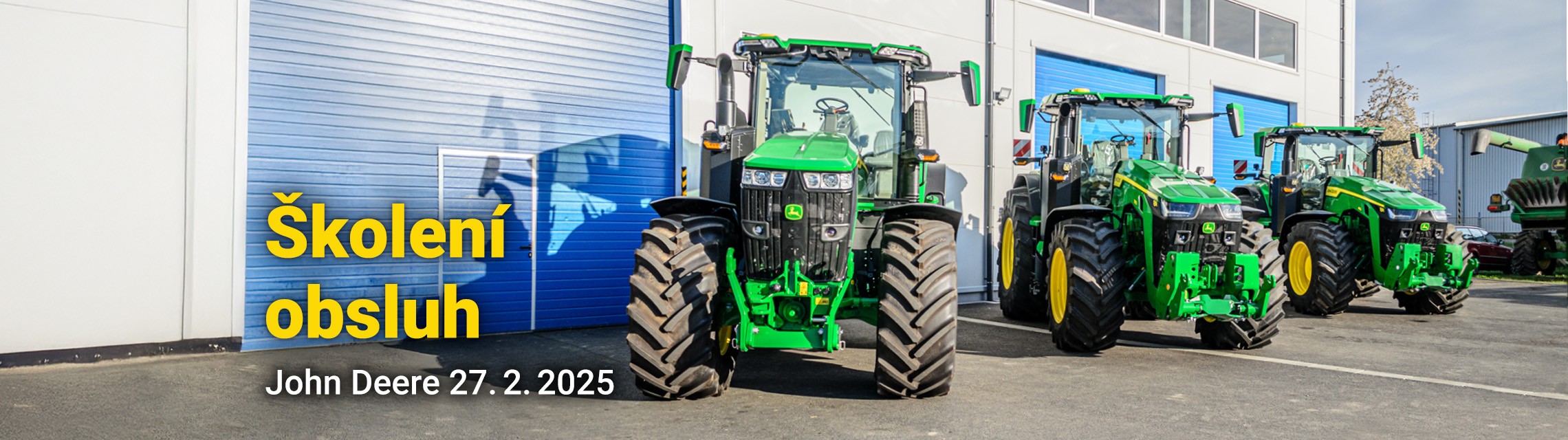 Školení obsluh John Deere 26. 2. 2025