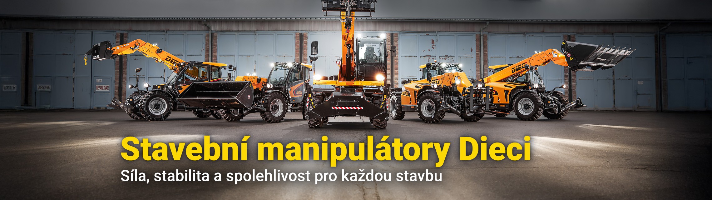 Stavební manipulátory Dieci – síla a preciznost pro každou stavbu